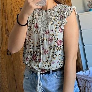 Target Flower Printed Top